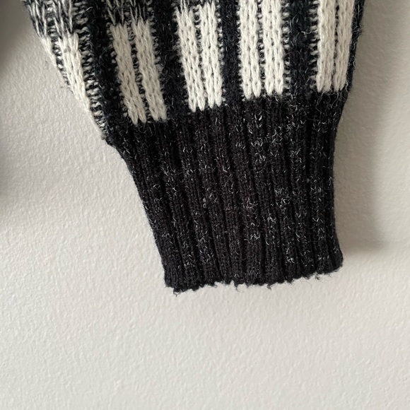 Sears Vintage Chunky Knit Grandpa Sweater Size Medium - Picture 5 of 10